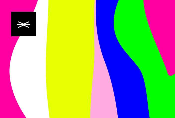 neonfarbene Streifen