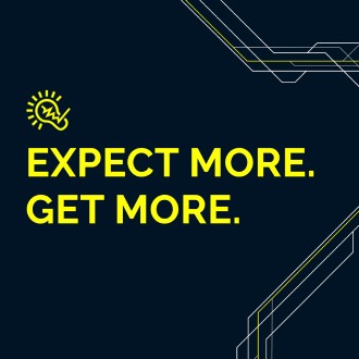 Expect more. Get more.